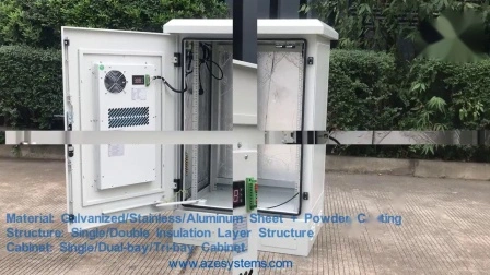 Armoire extérieure résistante aux intempéries de télécommunications de clôture de batterie d'IP55 IP65 pour la station d'émetteur-récepteur de base