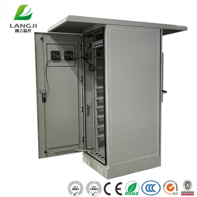 ODM/OEM 32u 35u étanche IP55 IP65 armoire de clôture de télécommunication extérieure en métal avec auvent